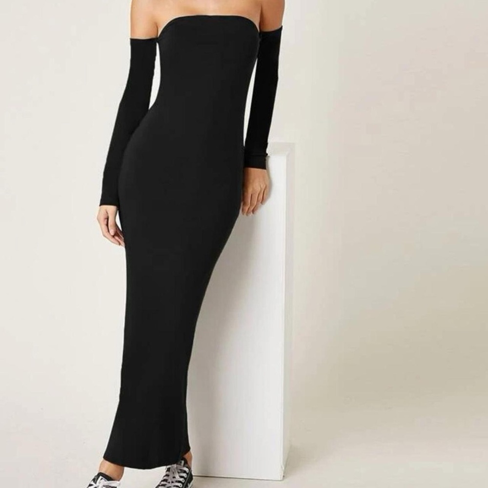 black body con dress